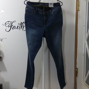 INC Plus Skinny Leg Jeans SZ 14W